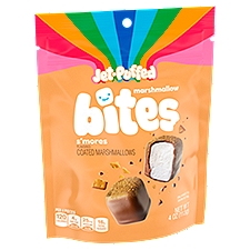 Jet-Puffed Marshmallow Bites S'mores Coated Marshmallows, 4 Ounce