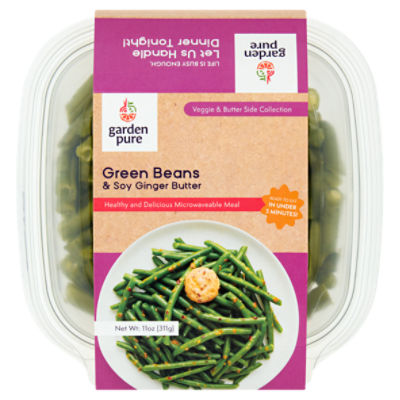 Garden Pure Green Beans & Soy Ginger Butter, 11 oz