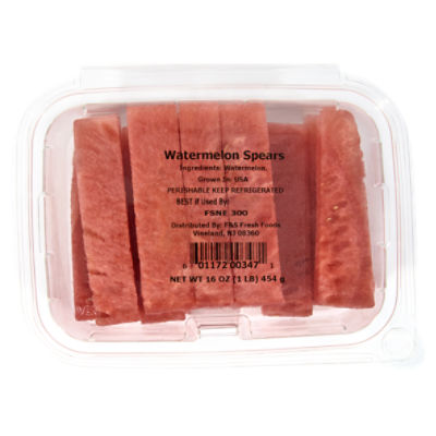 F&S Fresh Foods Watermelon Spears, 1 lb