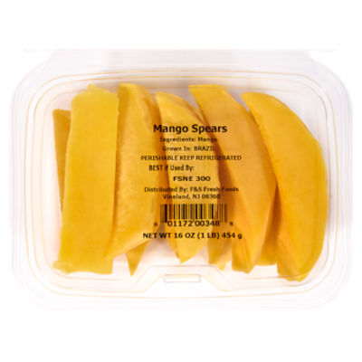 F&S Fresh Foods Mango Spears, 1 lb