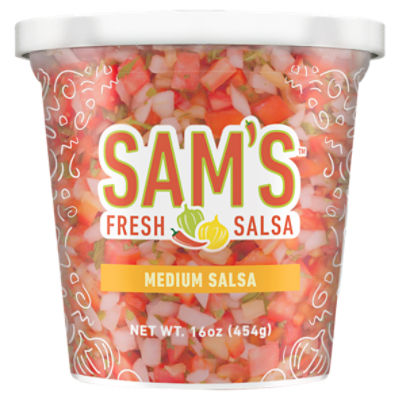 Sam's Fresh Medium Salsa, 16 oz