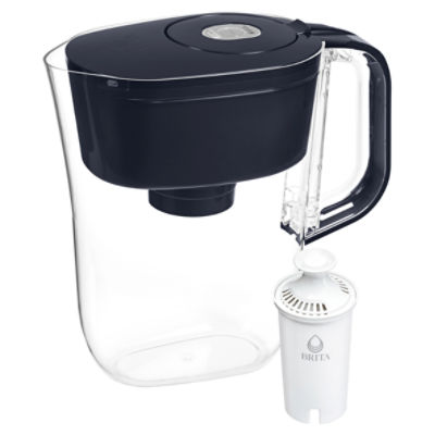 Brita Small 6 Cup Denali Water Filter Pitcher with 1 Brita