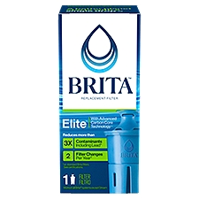 Brita Elite Water Filter, Advanced Carbon Core Technology, Made Without BPA, 1 Count