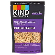 Kind Healthy Grains Maple Quinoa with Chia Seeds, Granola, 11 Ounce
