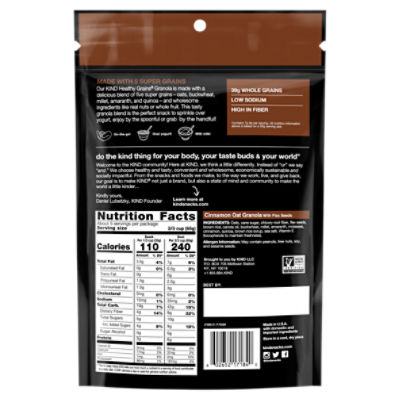 Kind Granola Nutrition Facts - Home Alqu