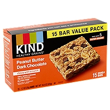 Kind Healthy Grains Granola Bars Peanut Butter Dark Chocolate, 1.2 Ounce