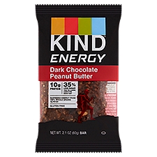 Kind Energy Bar Dark Chocolate Peanut Butter, 2.1 Ounce
