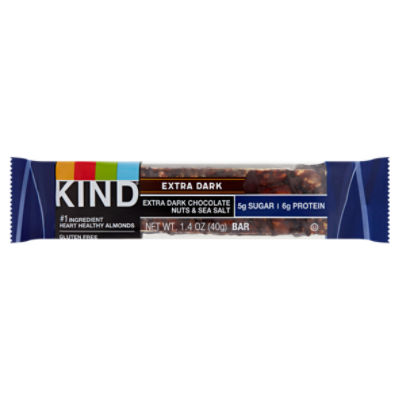 Kind Extra Dark Chocolate Nuts & Sea Salt Bar, 1.4 oz
