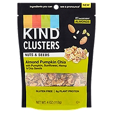 Kind Nuts & Seeds Clusters Almond Pumpkin Chia, 4 Ounce