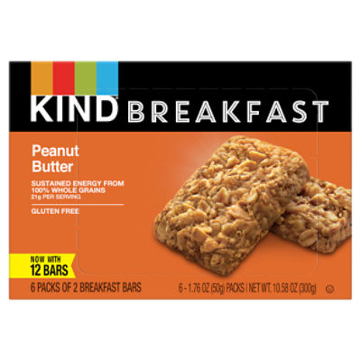 Kind Peanut Butter Breakfast Bars, 1.76 oz, 6 count
