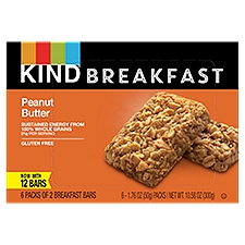 Kind Peanut Butter Breakfast Bars, 1.76 oz, 6 count