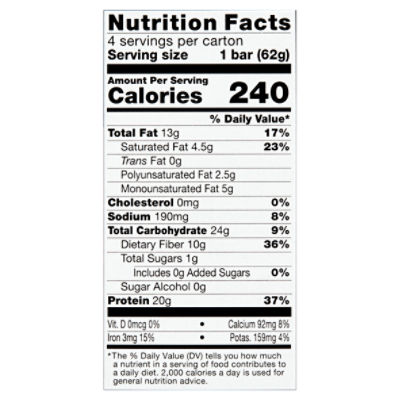 Kind Protein Max Sweet & Salty Caramel Peanut Crisp Flavored High Protein Bar, 2.2 oz, 4 count