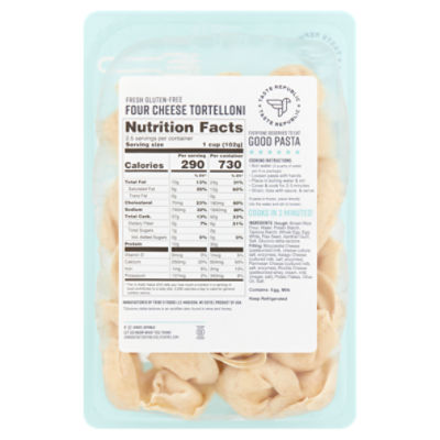 Taste Republic Four Cheese Tortelloni Fresh Pasta, 9 oz