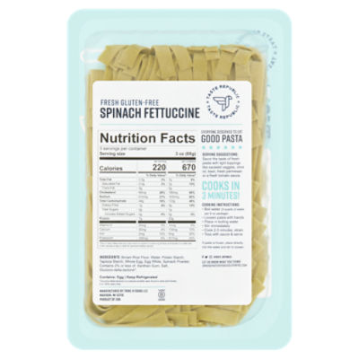 Taste Republic Spinach Fettuccine Fresh Pasta, 9 oz