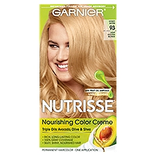 Garnier Nutrisse Honey Butter 93 Light Golden Blonde Permanent Haircolor, one application