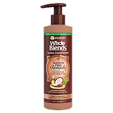 Garnier Whole Blends Taming Conditioner Sulfate Free, 12 Fluid ounce