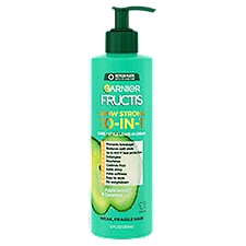 Garnier Fructis Grow Strong 10-in-1 Care and Styling Leave In Cream, 12 fl. oz.