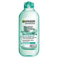 Garnier SkinActive All-in-1 Replump Micellar Cleansing Water with Hyaluronic Acid + Aloe, 13.5 fl oz, 13.5 Fluid ounce