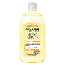 Garnier Skin Active All-in-1 Brightening Micellar Cleansing Water Value Size, 23.7 fl oz