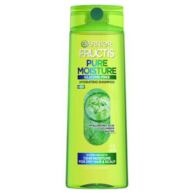 Garnier Fructis Pure Moisture SiliconeFree Hydrating Shampoo, 12.5 fl