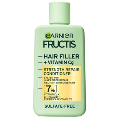 Garnier Fructis Hair Filler Strength Repair Conditioner, for Damaged Hair, 10.1 fl oz