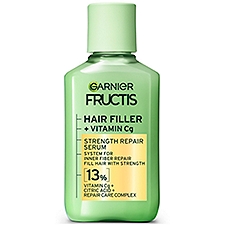 Garnier Fructis Hair Filler Strength Repair Serum for Weak, Damaged Hair, 3.75 fl oz
