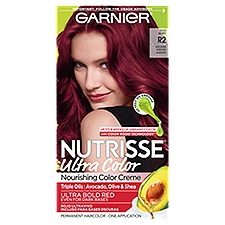 Garnier Nutrisse Goji Berry R2 Medium Intense Auburn Permanent Haircolor, one application