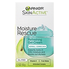 Garnier Skin Active Moisture Rescue Refreshing, Gel-Cream, 1.7 Ounce