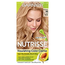 Garnier Nutrisse Macadamia 90 Light Natural Blonde Permanent Haircolor, one application