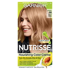 Garnier Nutrisse Butternut 80 Medium Natural Blonde Permanent Haircolor, one application