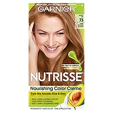 Garnier Nutrisse Honey Dip 73 Dark Golden Blonde Permanent Haircolor, one application