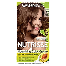 Garnier Nutrisse Acorn 60 Light Natural Brown Permanent Haircolor, one application