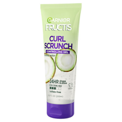 Garnier Fructis Curl Scrunch Coconut Water Controlling Gel, 6.8 fl oz -  ShopRite