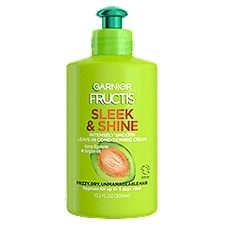 Garnier Fructis Sleek & Shine Intensely Smooth Leave-In Conditioning Cream, 10.2 fl oz, 10.2 Fluid ounce