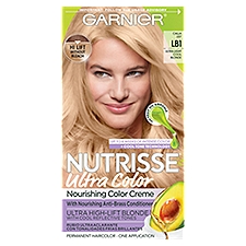 Garnier Nutrisse Ultra Color Calla Lily LB1 Permanent Haircolor, one application