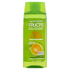 Garnier Fructis Sleek & Shine Vitamin E + Argan Oil Fortifying Shampoo, 3 fl oz