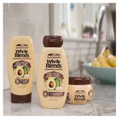 Sky Tarmfunktion Mesterskab Garnier Whole Blends Shampoo with Avocado Oil & Shea Butter Extracts, For  Dry Hair, 12.5 fl. oz.