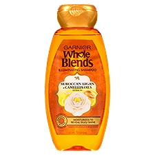 Garnier Whole Blends Shampoo with Moroccan Argan & Camellia Oils Extracts For Dry Hair, 12.5 fl. oz.
