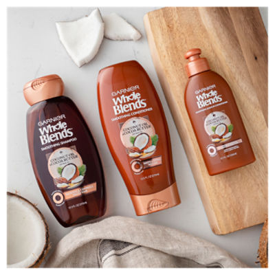 Garnier Whole Blends Smoothing Shampoo with Coconut Oil & Cocoa Butter  Extracts, 12.5 fl. oz. - The Fresh Grocer