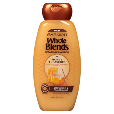Garnier Whole Blends Repairing Shampoo Honey Treasures, For Damaged