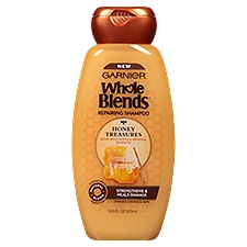 Garnier Whole Blends Repairing Shampoo Honey Treasures, For Damaged Hair, 12.5 fl. oz., 12.5 Fluid ounce