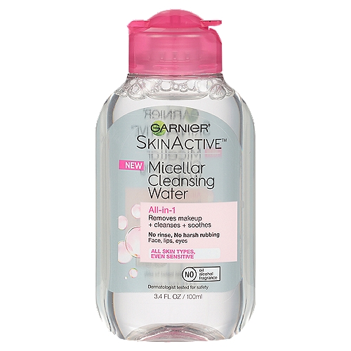 Garnier SkinActive All-in-1 Micellar Cleansing Water, 3.4 fl oz