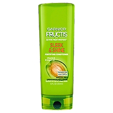 Garnier Fructis Sleek & Shine Fortifying for Frizzy Dry Hair, Conditioner, 12 Fluid ounce