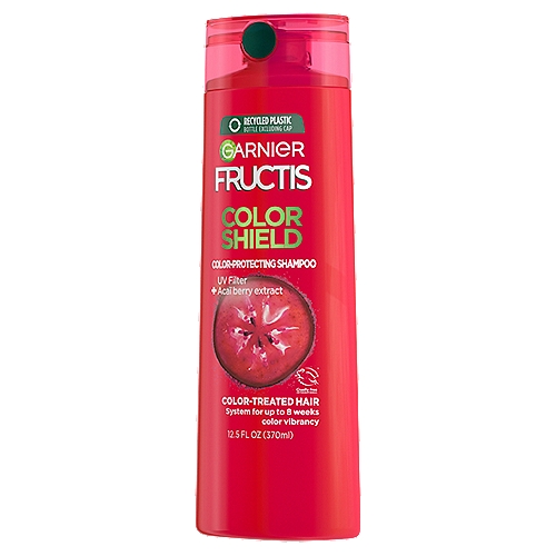 Color-Treated Garnier 12.5 for fl. Fortifying Fructis Hair, Shampoo Shield Color