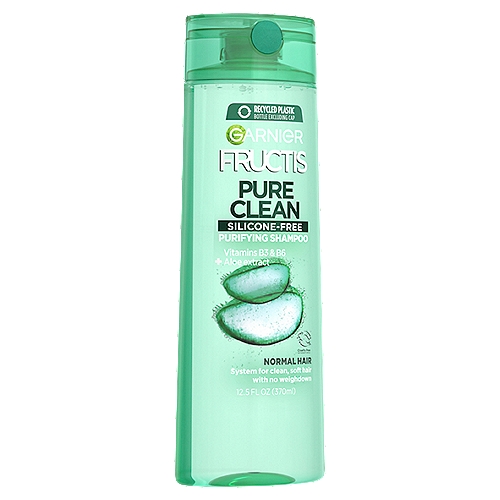 Garnier Fructis Pure Clean Fortifying Shampoo, 12.5 fl oz
Fructis combines a natural superfruit with scientific ingredients in its exclusive cleansing & hydrating system, for clean, healthy hair with no weigh-down.
The pure clean shampoo is infused with our exclusive duo of ingredients:
•Aloe Extract
•Vitamins B3 & B6
Visible results: hair is beautiful, healthier and softer at every wash.