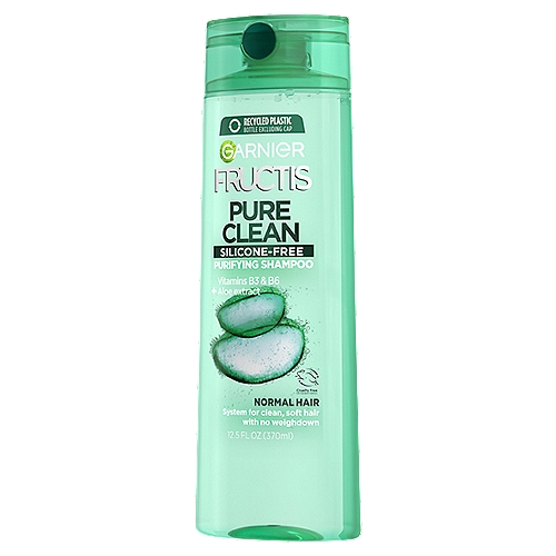 Garnier Fructis Pure Clean Fortifying Shampoo, 12.5 fl oz
