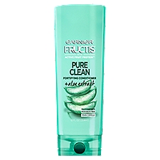 Garnier Fructis Pure Clean Fortifying Conditioner, With Aloe and Vitamin E Extract, 12 fl. oz.