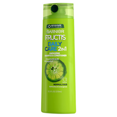 Garnier Fructis & 2in1 12.5 Shampoo fl oz Daily Conditioner, Care Energizing