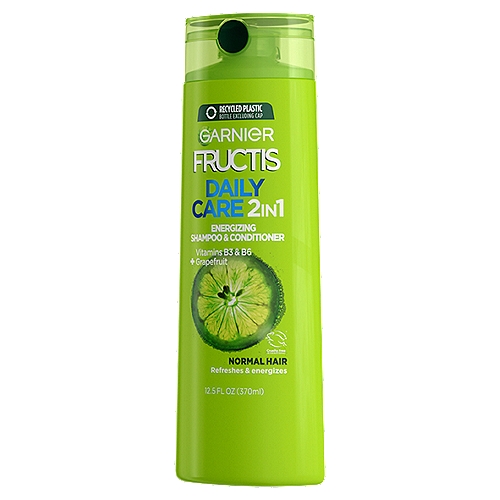 Garnier Fructis Daily Care 2in1 Energizing Shampoo & Conditioner, 12.5 fl oz