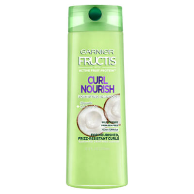 Nourish Infused fl. Sulfate-Free Curl Shampoo Coconut 12.5 Garnier Fructis Glycerin with and Oil